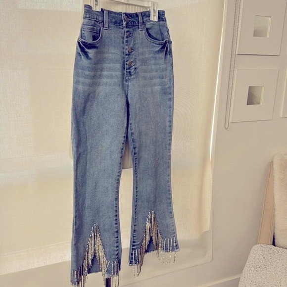 Forever 21 EUC Rhinestones Jeans - Picture 3 of 17